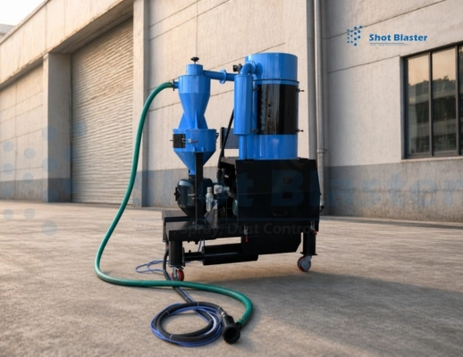 Dustless blasting team at work